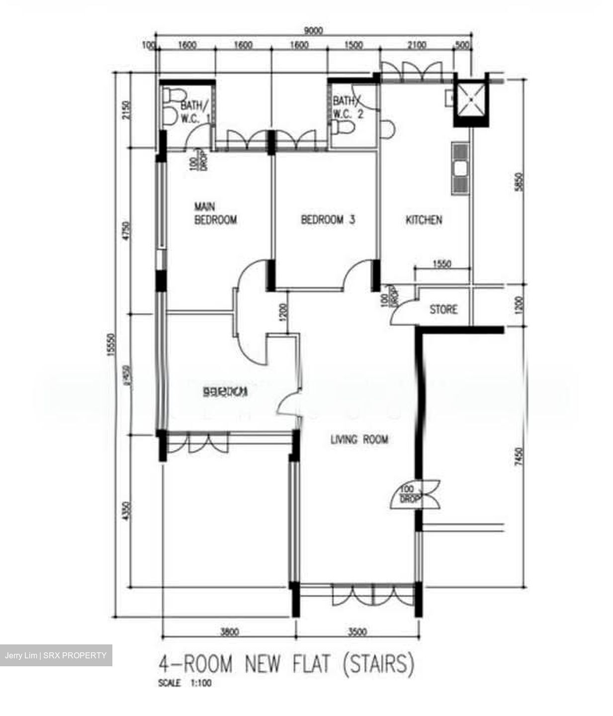 Blk 104 Woodlands Street 13 (Woodlands), HDB 4 Rooms #583265691